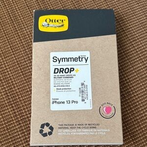 OtterBox Symmetry DROP+ iPhone 13 Pro Case - Kraft Brown with Yellow Logo